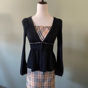 BURBERRY Blue Label Long sleeve blouse, 38 size